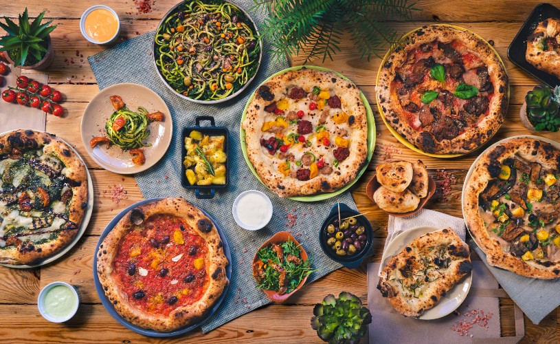 Pizzas and sides from Purezza